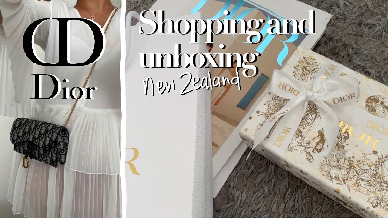 LUXURY SHOPPING IN NZ | UNBOXING Dior Saddle Belt Pouch, comparison, what fits, mod shots
