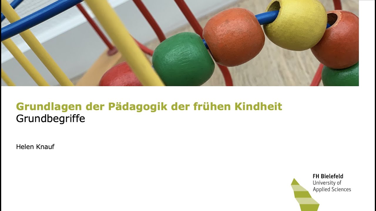 Grundbegriffe der Pädagogik der frühen Kindheit 2021