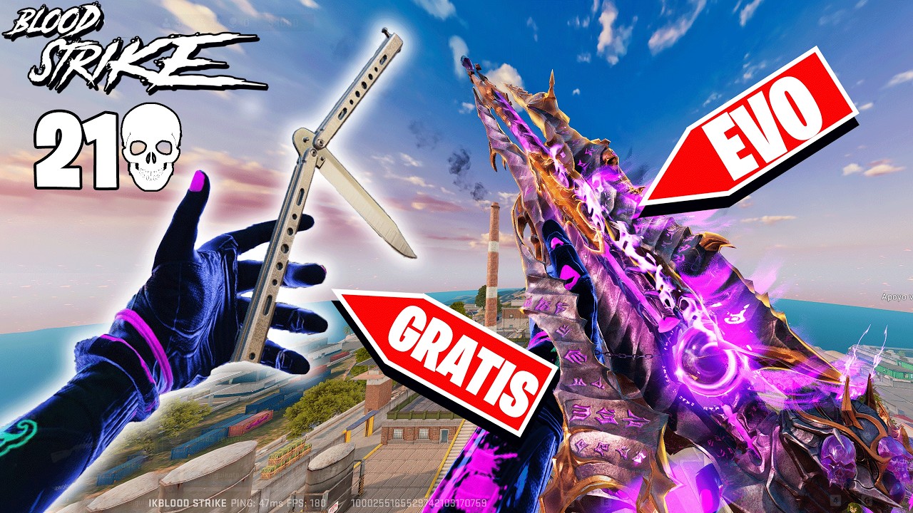 GANAMOS con la UMP EVO y la NAVAJA MARIPOSA GRATIS que REGALARA BLOOD STRIKE 😱