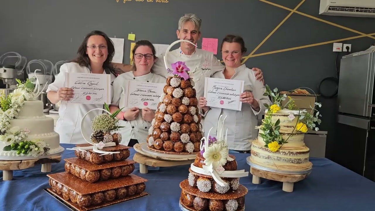 Notre mois de JUILLET 2024 chez cours de pâtisserie San Nicolas !
