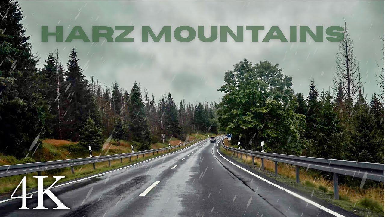 Driving in the Harz, Torfhaus -  Altenau – St. Andreasberg – Braunlage – Schierke – Wernigerode 4K