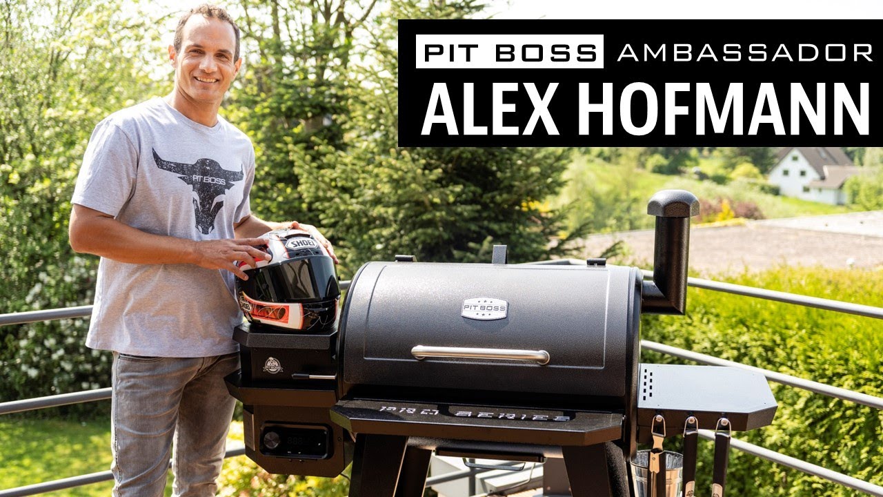 Alex Hofmann, Pit Boss-Botschafter und pensionierter Moto GP-Rennfahrer.