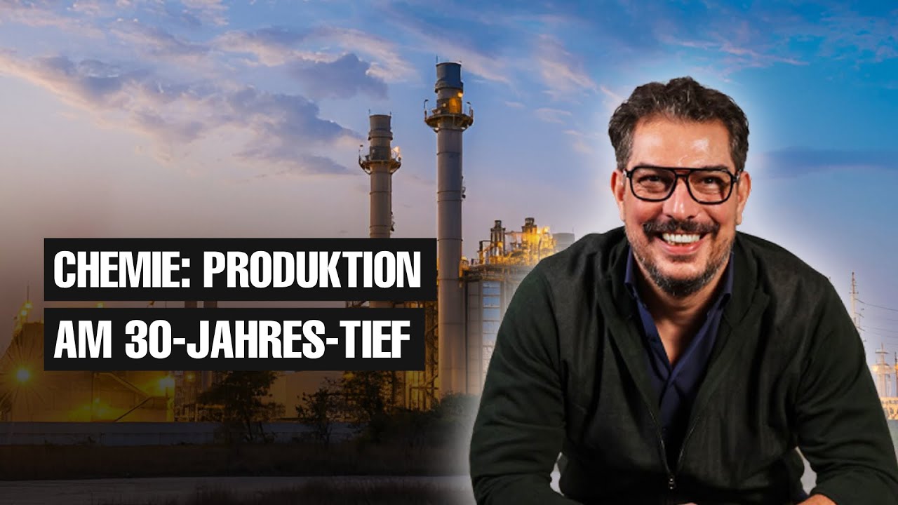 Produktion am 30-Jahres-Tief: Chemieindustrie vor dem Kollaps?
