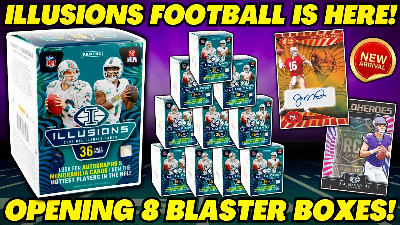 *BRAND NEW!🚨 2024 PANINI ILLUSIONS FOOTBALL BLASTER BOX REVIEW!🏈