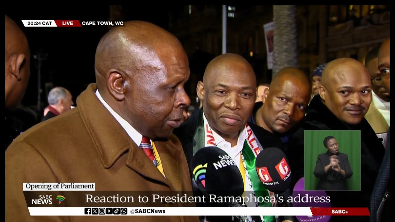 Opening of Parliament | Political parties' reactions to Pres. Ramaphosa's Address