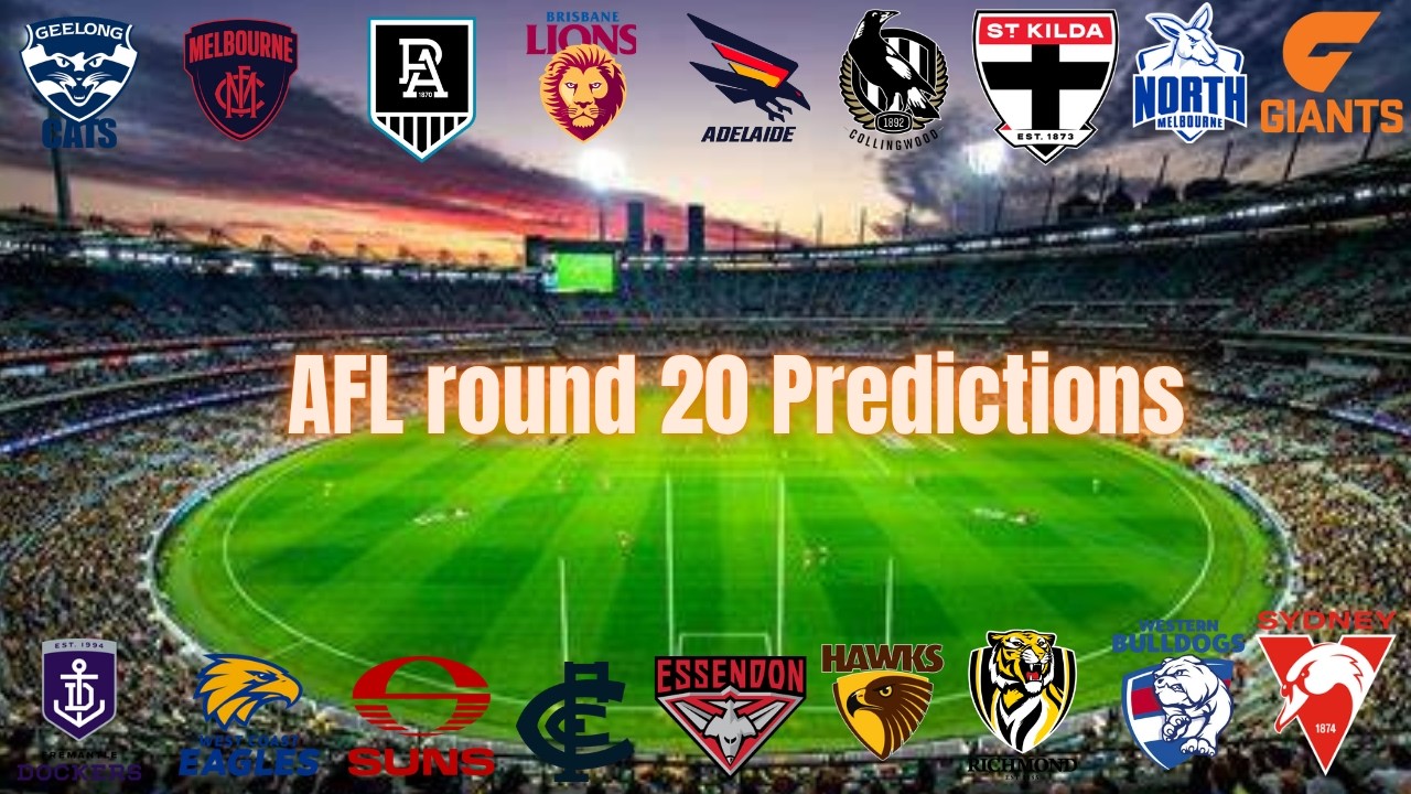 AFL Round 20 Tips