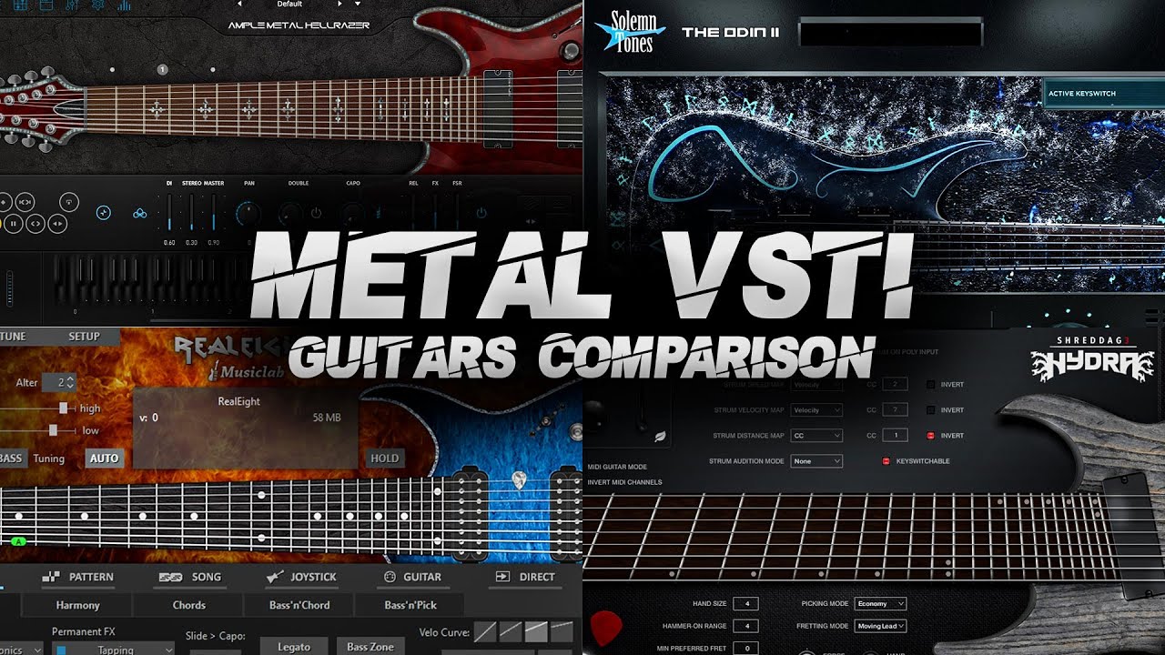 4 Metal VSTi Guitars Comparison