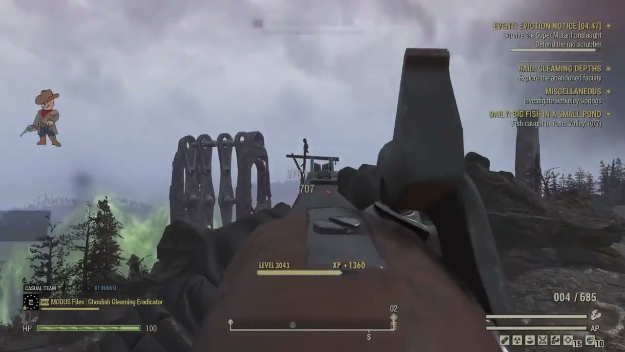 Solo Eviction Notice - Quad Explosive Black Powder Rifle #fallout76 