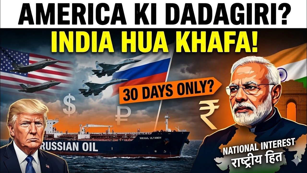 America&rsquo;s 'Oil Game' Exposed: The Real Reason Behind 30 Days Russian Oil Waiver to India!