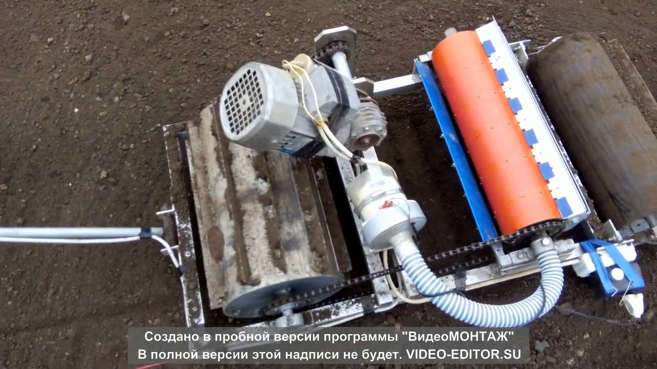 Вакуумная сеялка точного высева/Vacuum seeder of exact seeding