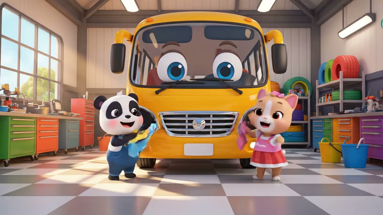 Sunny Bus Ride | Kiddo World TV!