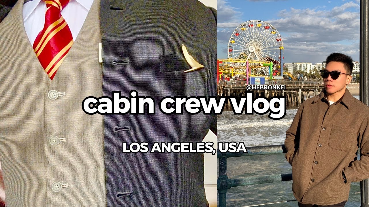 Flying the Same Route 3 Times: LAX Edition 🇺🇸 [CABIN CREW VLOG]