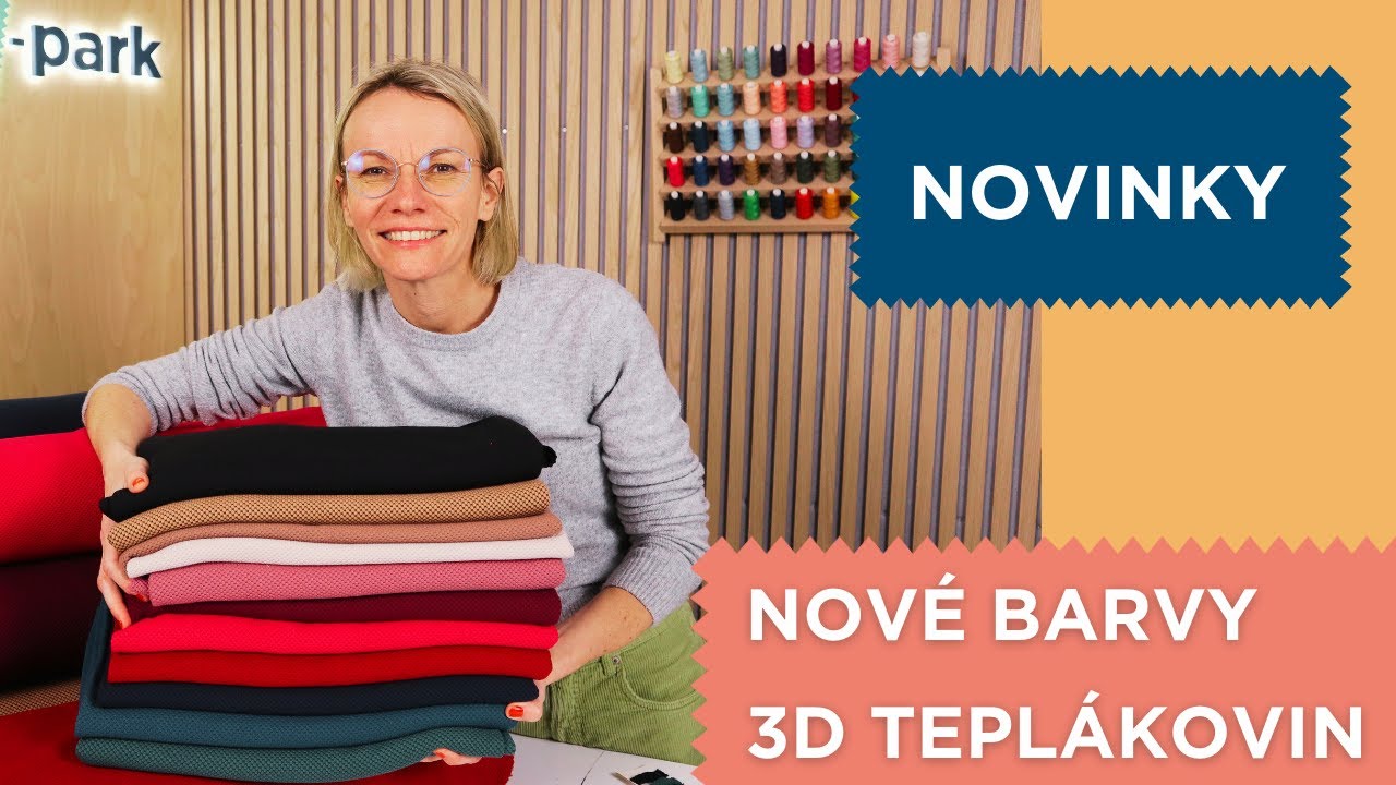 WOW efekt bez složitých střihů: 3D teplákovina v nových odstínech