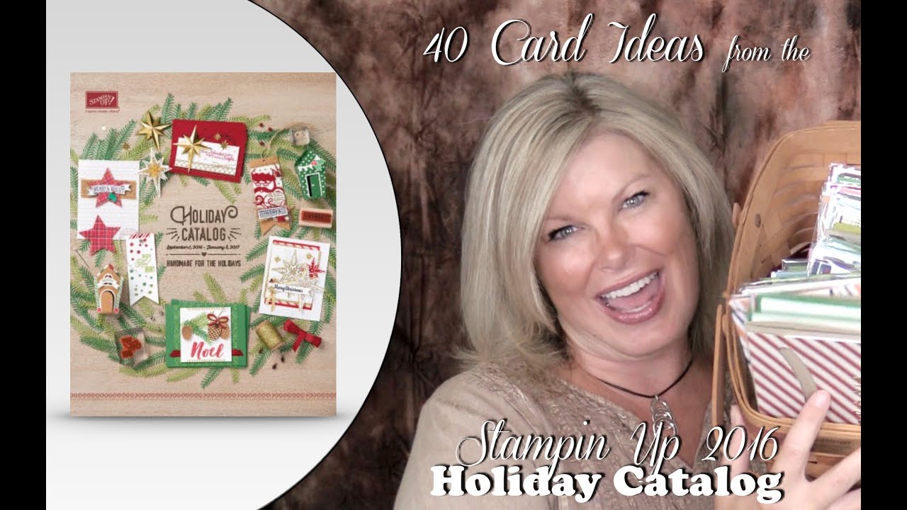 40 Card Ideas from the 2016 Stampin Up Holiday Catalog + new Giveaway