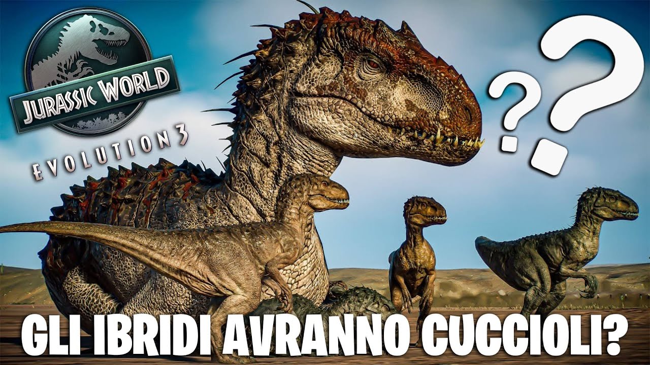 🦖Gli IBRIDI potranno avere dei CUCCIOLI? | Jurassic World Evolution 3