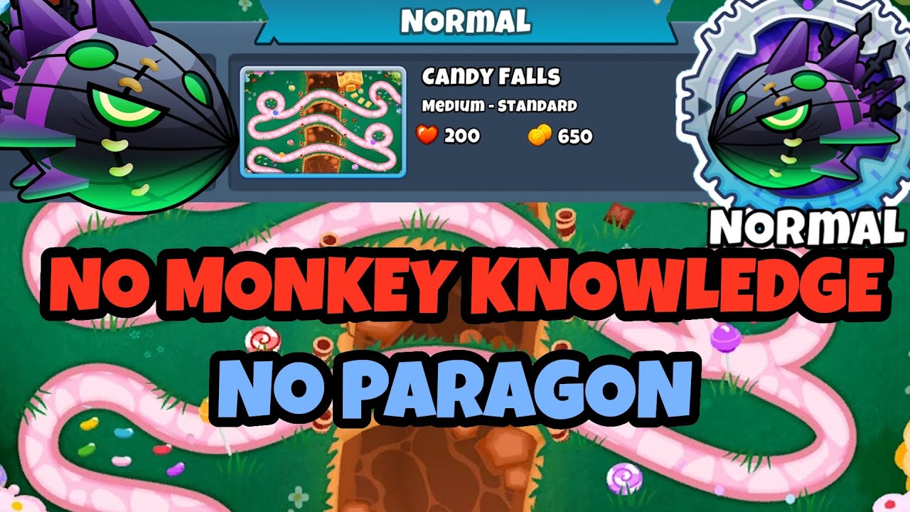 Lych Normal Tutorial || No Paragon & No Monkey Knowledge || Candy falls BTD6