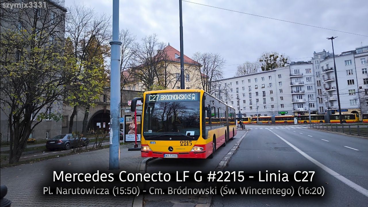 Linia C27 | Mercedes Conecto LF G #2215 - MZA Warszawa