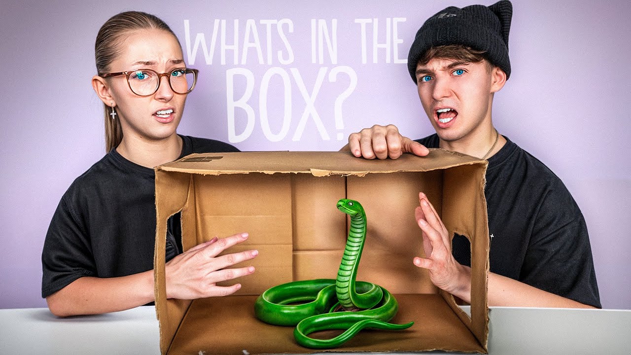 WAS IST IN DER BOX CHALLENGE 🐍🎁 mit @Mexify 😟