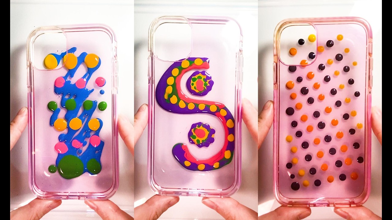Relaxing DIY Phone Case Painting 🎨📱 | Satisfying Art & Design