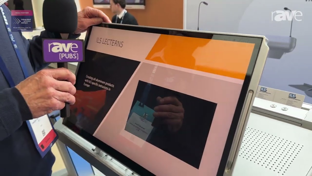 ISE 2026: Intelligent Lectern Systems Intros Smart Lecterns, Details ILS Synergy GWS27 Lectern