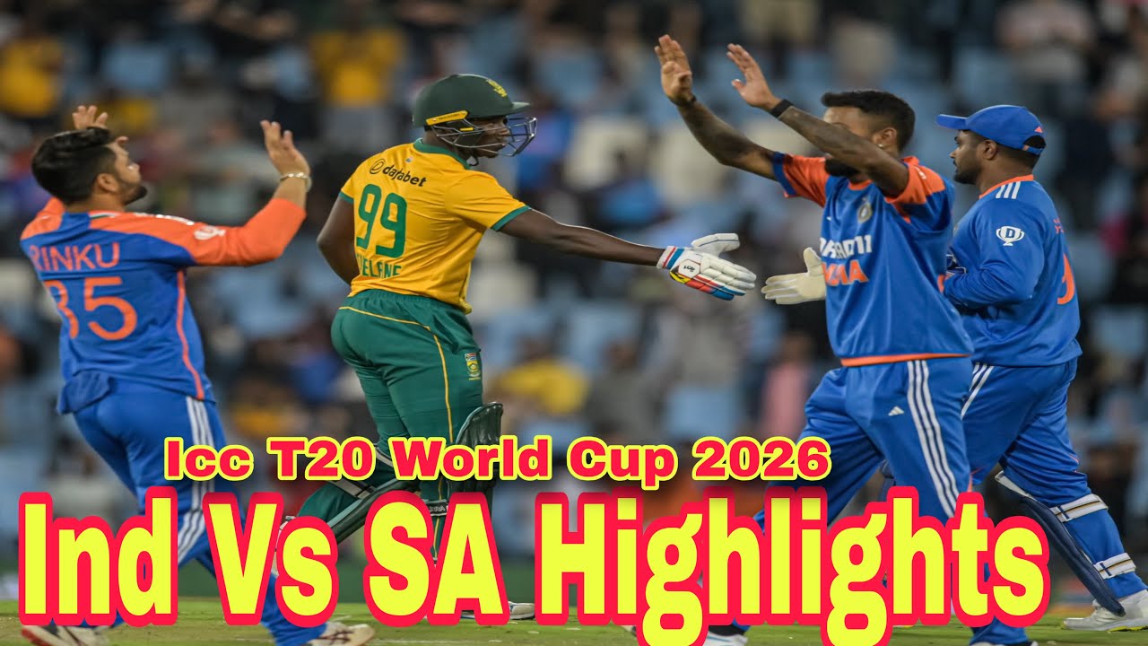 ICC t20 world cup 2026 : India vs south Africa match super 8