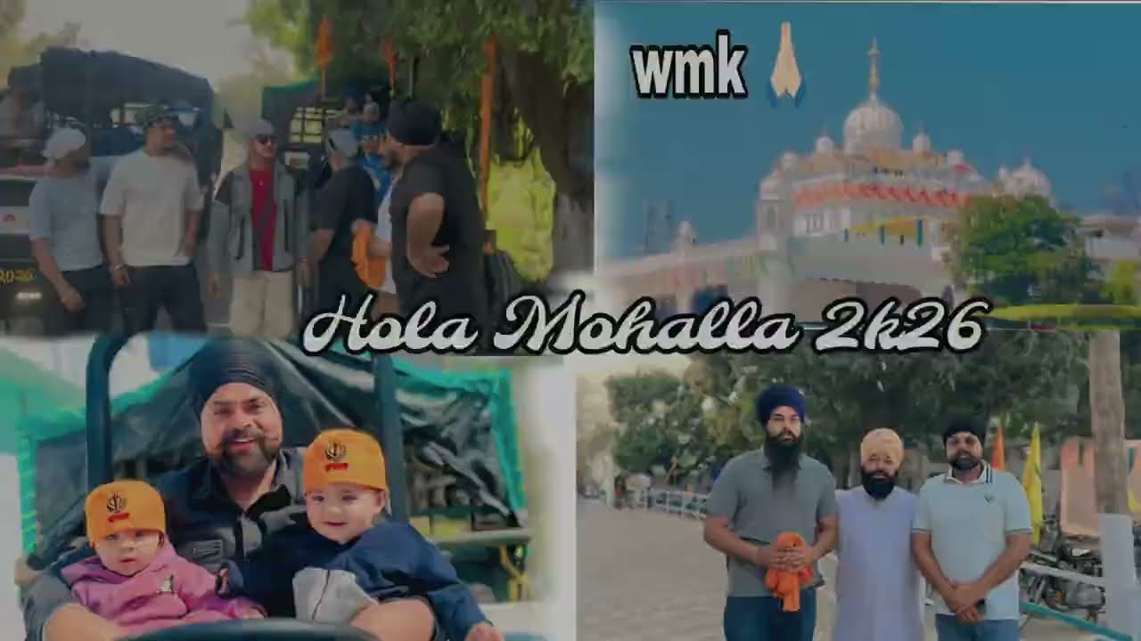 My First Vlog Shri Anandpur Sahib Hola Mohalla 2k26 🙏 Wmk Check Kro Vlog Frr 😎