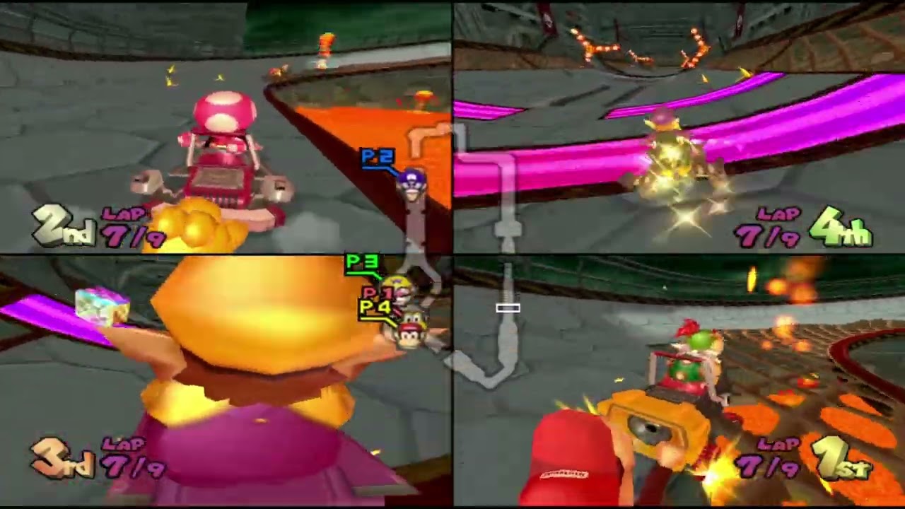 Mario Kart Double Dash Plus (4P) (S5) Part 3 Monkey Ta Tas