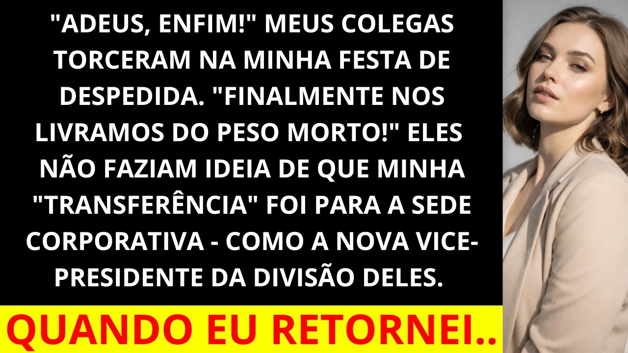 ME HUMILHARAM POR 3 ANOS, RIRAM DAS MINHAS IDEIAS. Mas ninguém suspeitava do que eu faria...