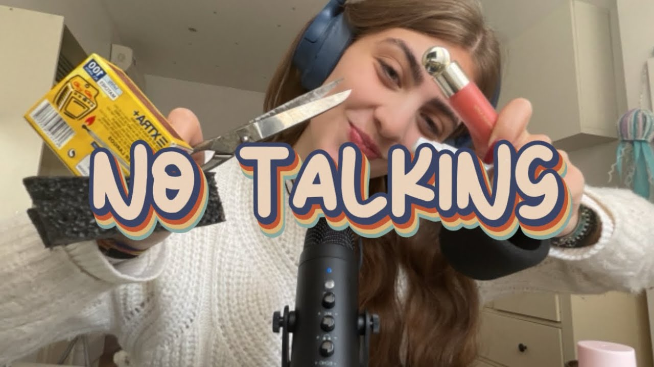 ASMR media HORA de ASMR para estudiar NO TALKING 🤫📚 || Paulita ASMR
