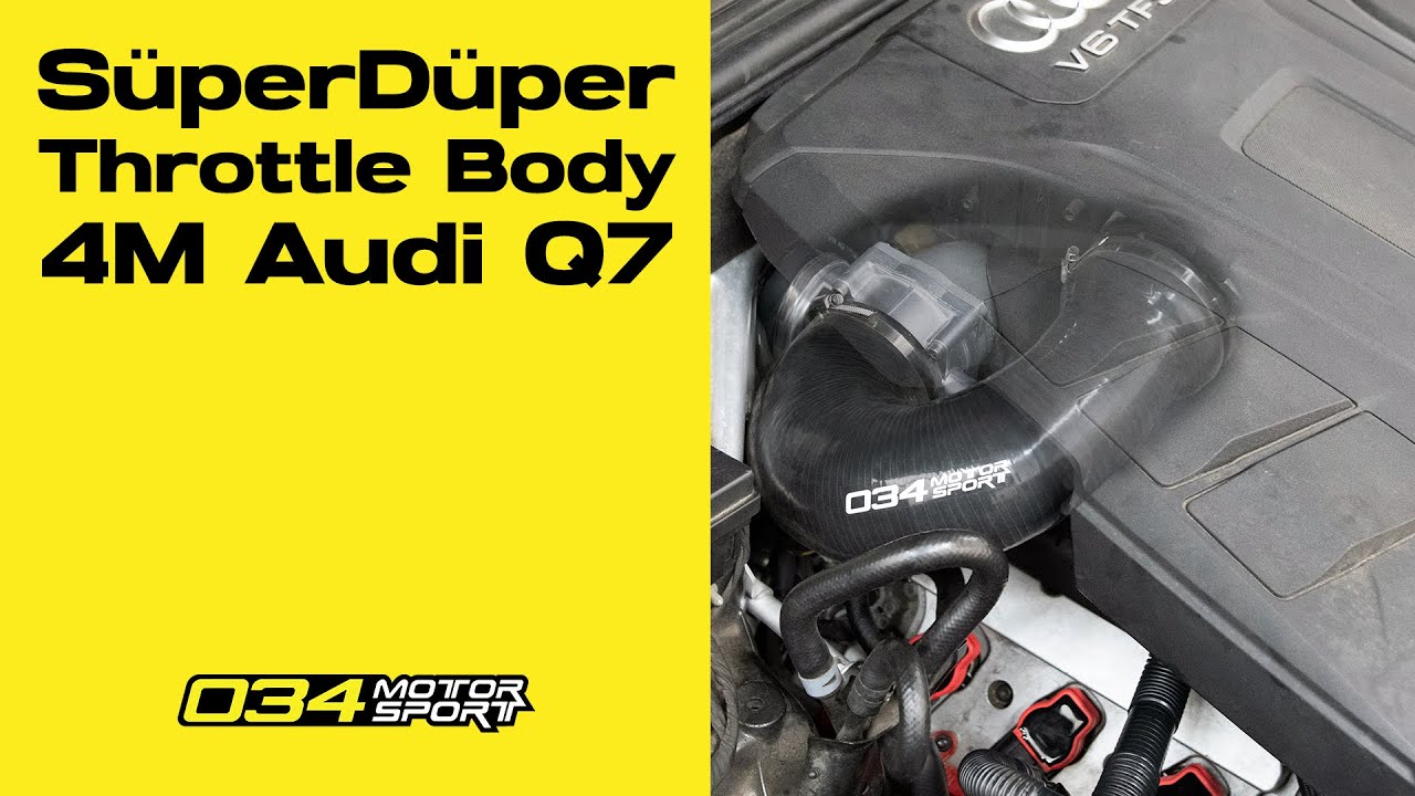 Sound Clips: 034Motorsport S&uuml;perD&uuml;per 84mm Throttle Body Upgrade for 4M Audi Q7 3.0T Supercharged
