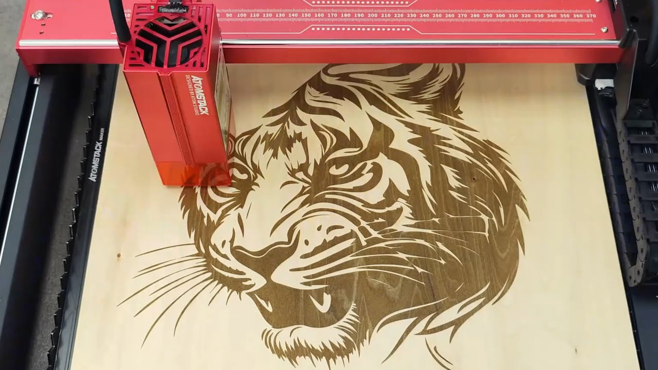 Atomstack A24 Pro 120W All-In-One 2nd Generation Laser Engraver , High Speed engraving up to 600mm/s