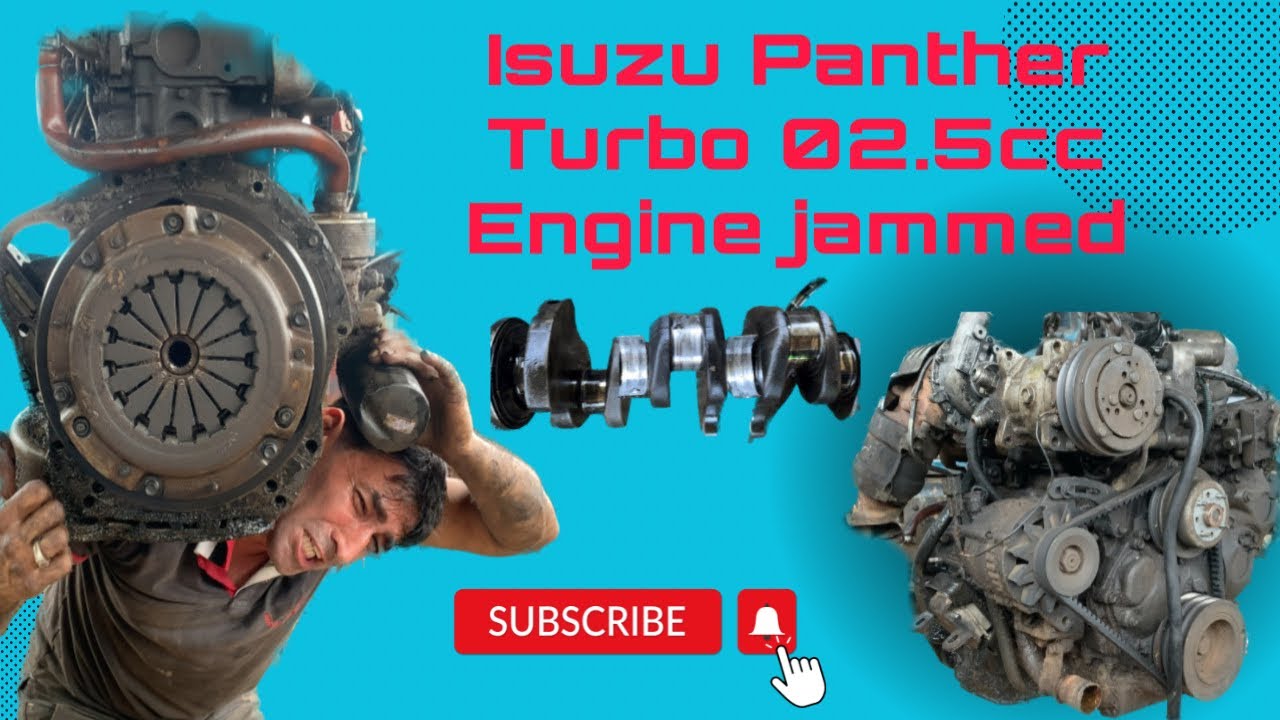 Isuzu Panther Turbo Engine 02.5cc