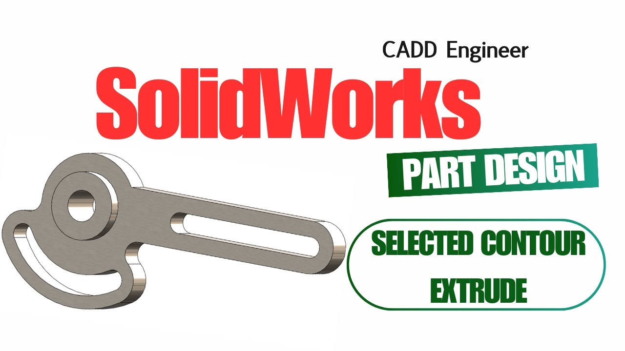 Моделирование рычага с прорезью в SolidWorks | Учебное пособие по механическому проектированию 