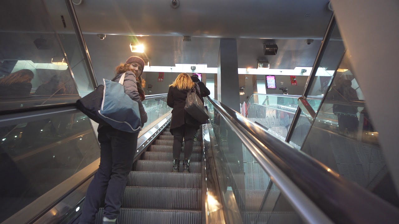 Italy, Naples, metro ride from Università to Garibaldi