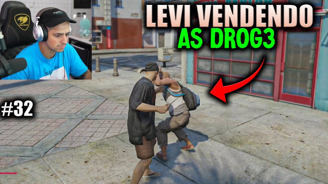 LEVI LANIK E O SEU GRUPO VENDENDO AS DROG@! LEVI NO ILEGAL! EP 32