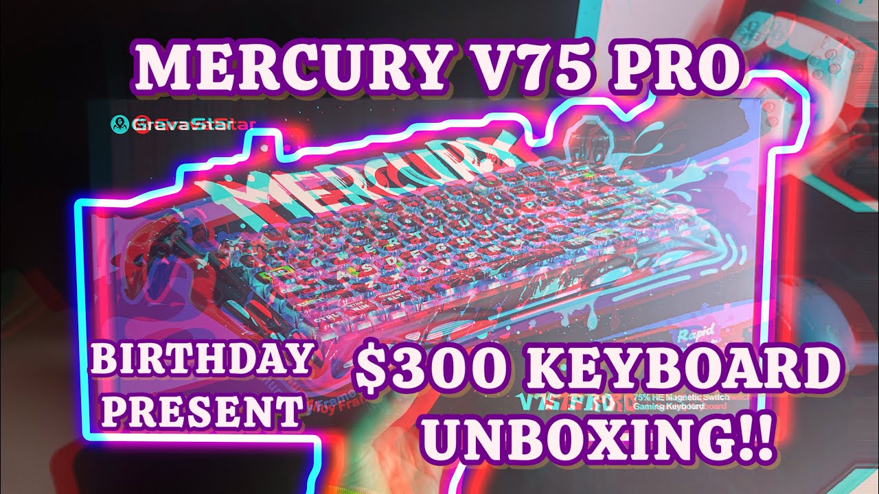 GRAVASTAR $300 MERCURY V75 PRO SPECIAL EDITION KEYBOARD UNBOXING + *FORTNITE GAMEPLAY!!*