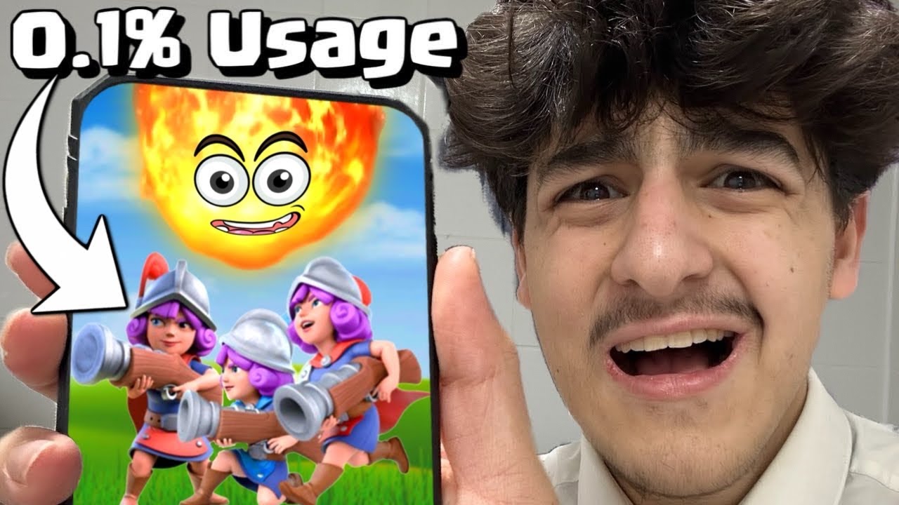 Beating Clash Royale Only Using The Worst Cards