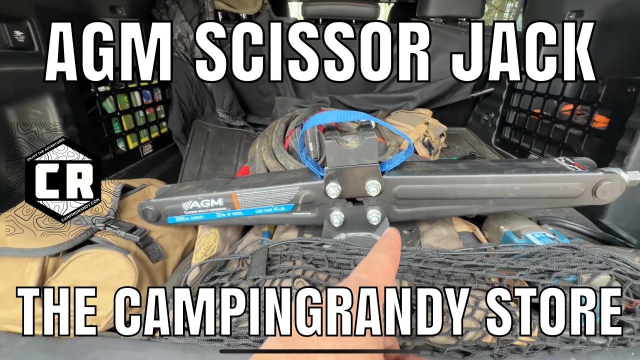 AGM Scissor Jack - New Product @ The CampingRandy Adventure Store!