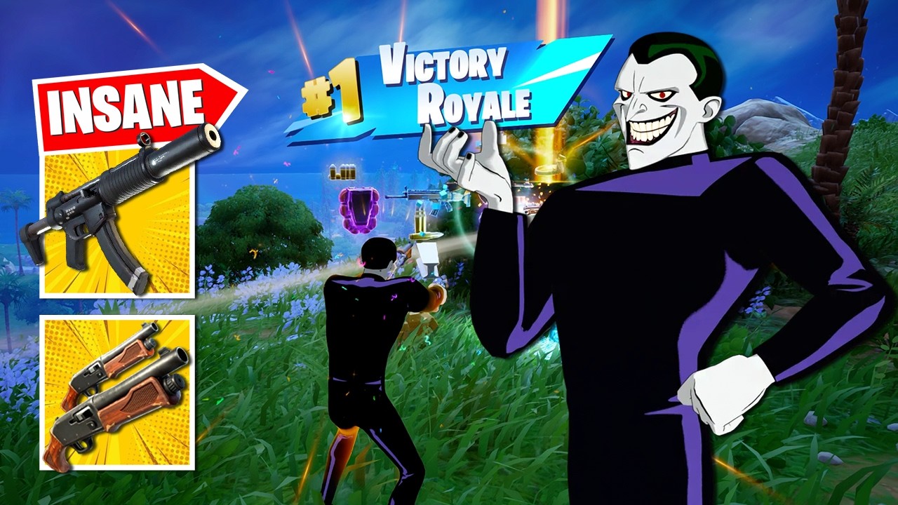The Joker (Beyond) Skin - Fortnite Zero Build Victory Royale Gameplay