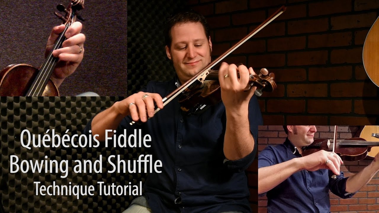 Québécois Bowing and Shuffle - FREE Fiddle Lesson by André Brunet