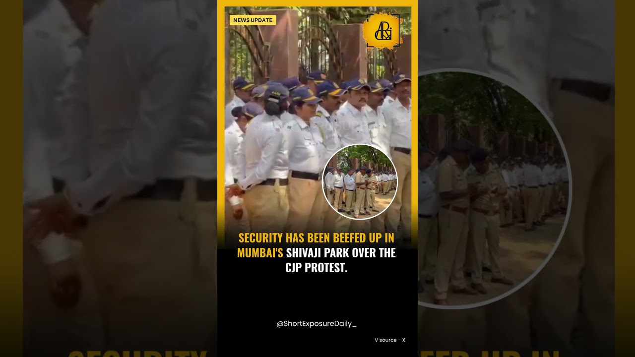 🚨 Tight Security at Mumbai&rsquo;s Shivaji Park