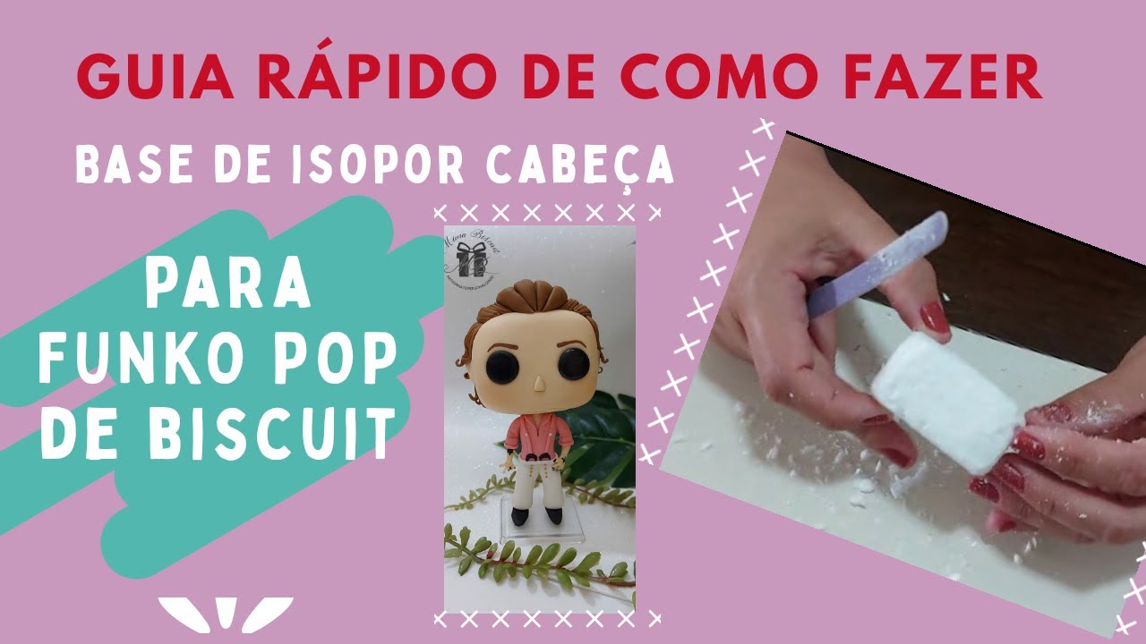 Base de Isopor para CABE&Ccedil;A Funko de BISCUIT