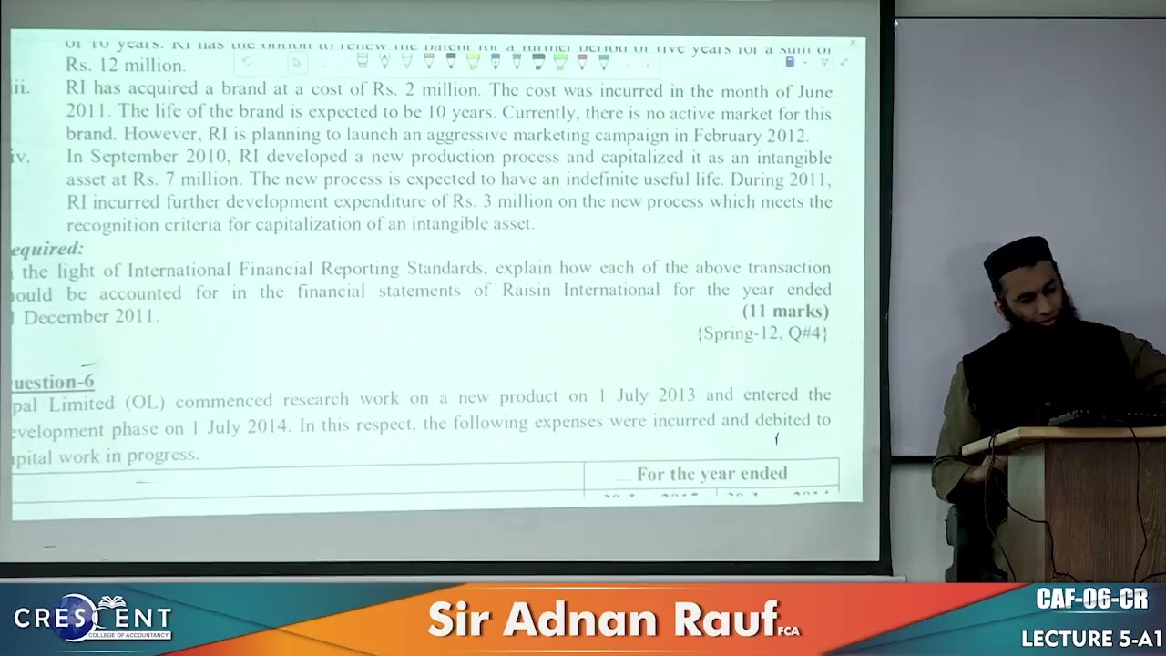 CAF 6 SIR ADNAN RAUF LECTURE 5 A1