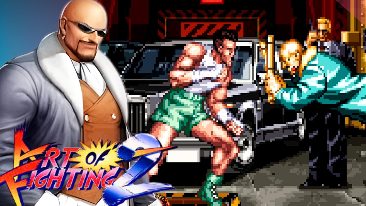John Crawley & Mickey Rogers vs Mr. Big - High Level Matches | Art of Fighting 2