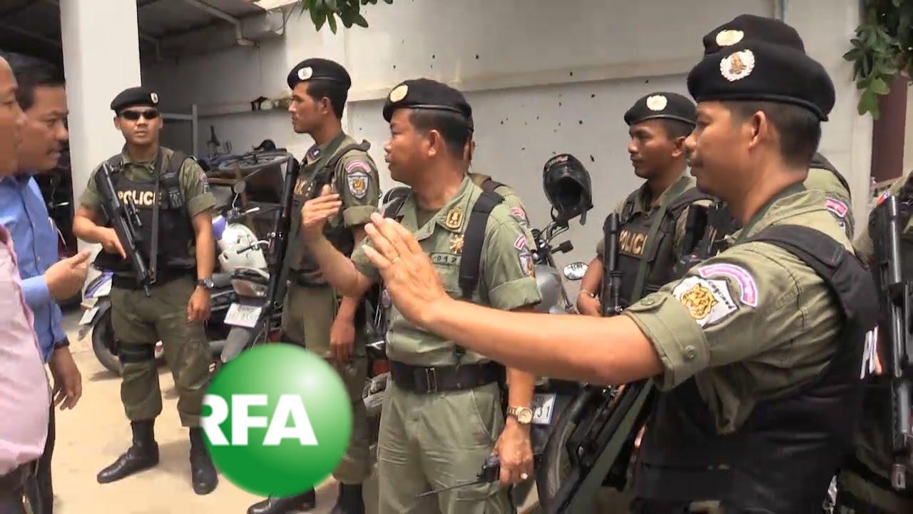 Cambodian Police Raid Opposition Headquarters