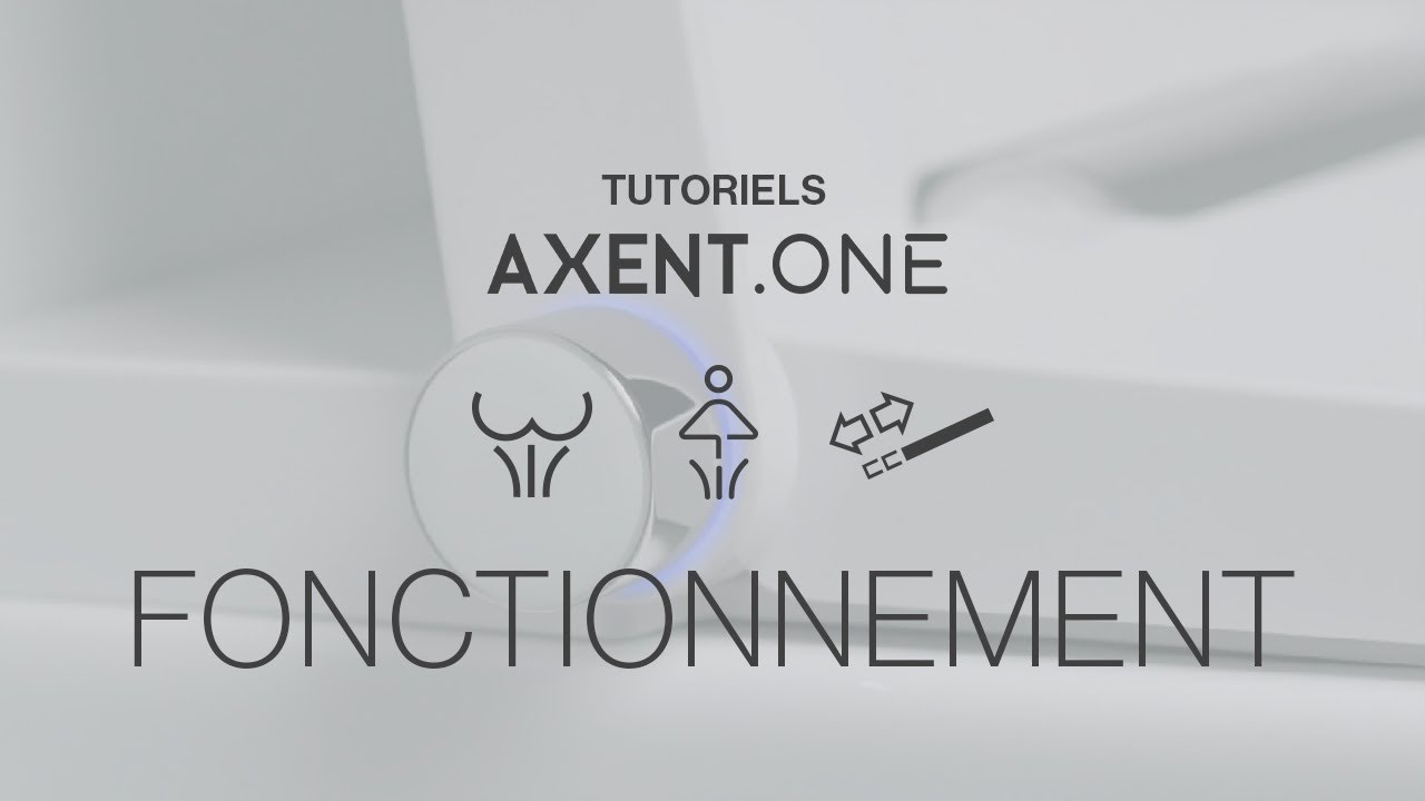 AXENT.ONE WC lavant - fonctionnement