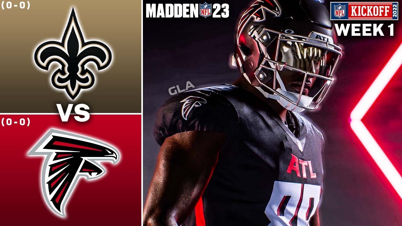 Saints vs. Falcons Week 1 Simulation NFL Kickoff 9/11/2022 Madden 23 Gameplay PS5