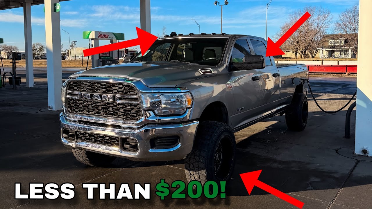 BEST CHEAP MODS FOR YOUR 5th GEN RAM 2500! 