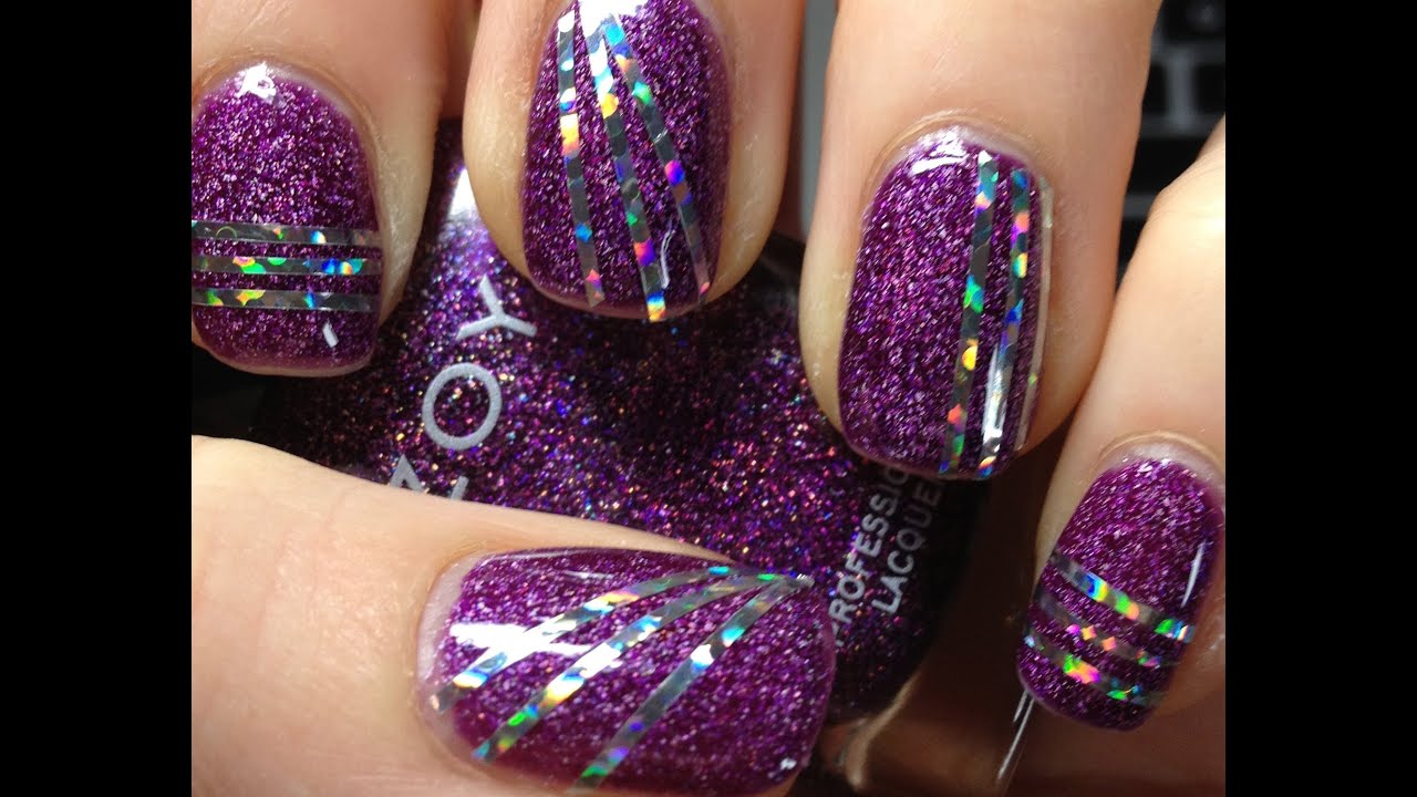 Me playing with Nail Art Striping Ribbon/Tape