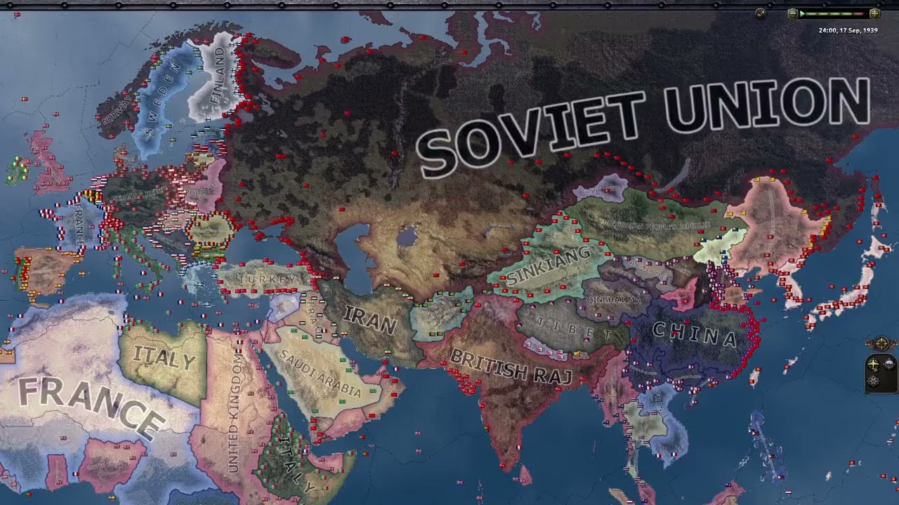When Japan decides to go North not China - Hoi4 Timelapse
